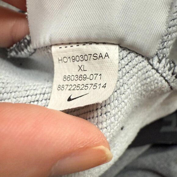 Nike Sweatpants Men XL Gray Tapered Open Hem 31" 860369 Fleece - Picture 8 of 16